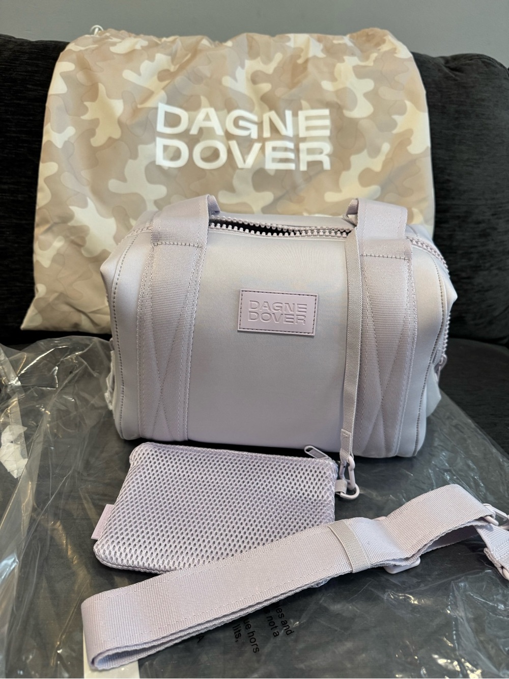 Dagne Dover Small Landon Carryall - Washed Lilac (Brand New!!!)